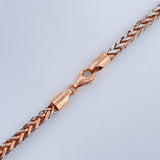 Cadena Franco 17.25gr / 60cm / Dos Oros Blanco Rosa +3 18K %