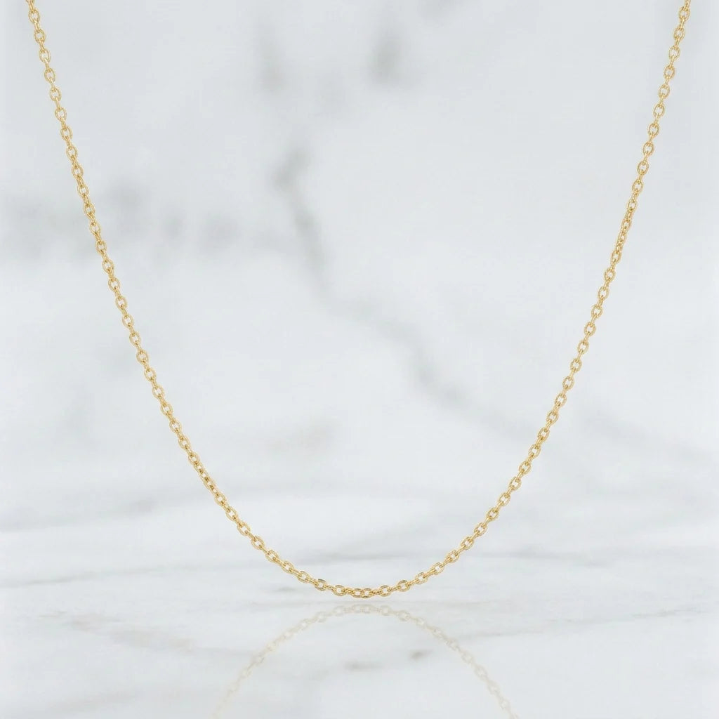 Cadena Aro Seguido 1.1g / 45cm / 0.3mm Oro Amarillo 18K