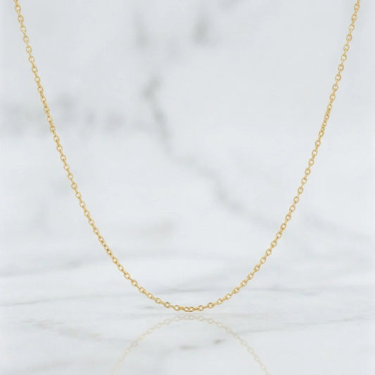 Cadena Aro Seguido 1.1g / 45cm / 0.3mm Oro Amarillo 18K