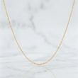 Cadena Aro Seguido 1.25g / 50cm / 0.9mm Oro Amarillo 18K