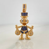 Dije Pato Bolsa Dinero 5.6 g / 3.5 cm Oro Amarillo 18K