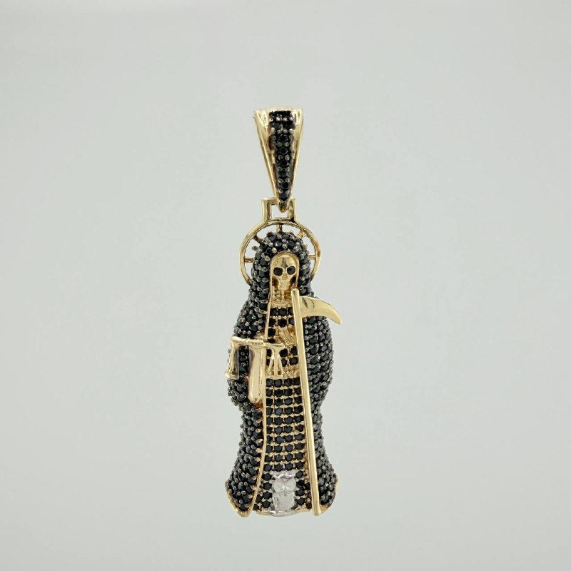 Dije Santa Muerte 6.5 g / 4.6 cm Tres Oros 18K