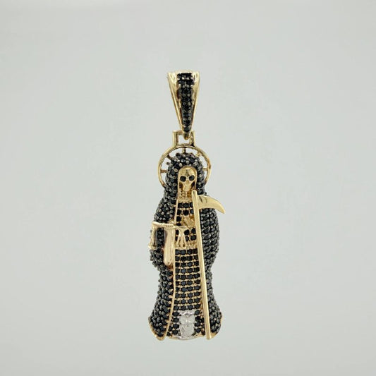 Dije Santa Muerte 6.5 g / 4.6 cm Tres Oros 18K