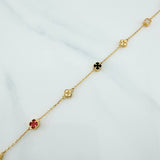 Pulso Trebol Aro Seguido 3.2 g / 21.2 cm / 4.2 mm Oro Amarillo 18K