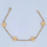 Pulso Trebol 3.9gr / 19cm / Oro 18K &