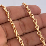 Cadena Rustica Espiga 9.7gr / 47.5cm / Oro Amarillo 18K &