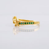 Anillo Estrellas 1.4g / T5 1/4 Oro Amarillo 18K