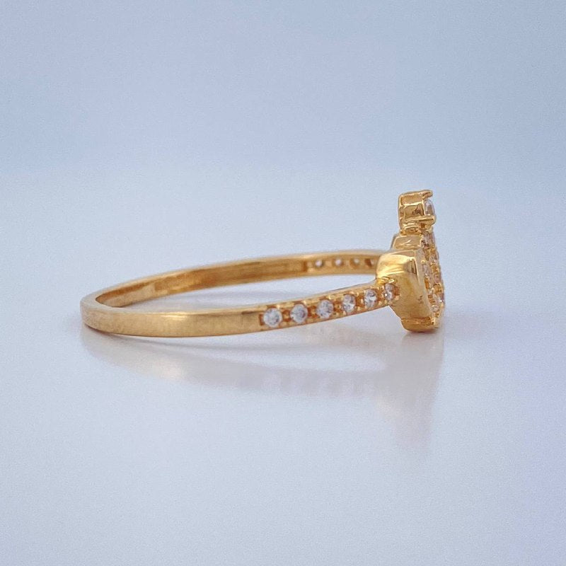 Anillo Tiara 1.55gr / T6 1/4 / Oro Amarillo 18K $
