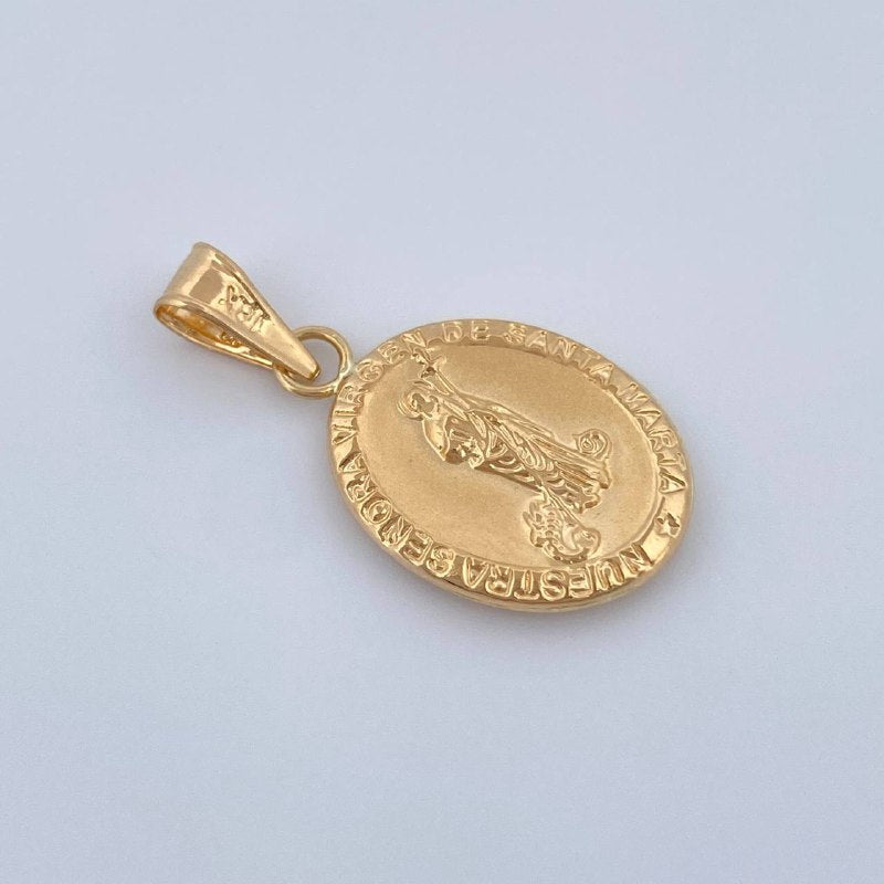 Dije Virgen De Santa Marta 0.9gr / 2.5cm / Oro Amarillo 18K &
