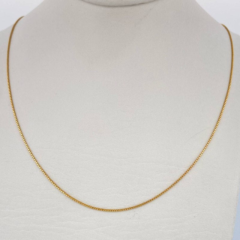 Cadena Veneciana 2.8gr / 50.5cm / Oro Amarillo +3 18K $