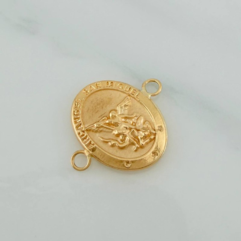 Herraje Arcangel San Miguel 0.95gr / 1.8cm / Oro Amarillo 18K %