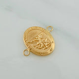Herraje Arcangel San Miguel 0.95gr / 1.8cm / Oro Amarillo 18K %