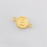 Herraje Circulo Letra B 0.6g / 1.7cm Oro Amarillo 18K