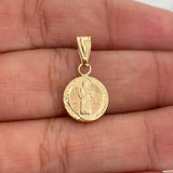 Dije San Benito 0.65gr / 2cm / Oro Amarillo 18K &