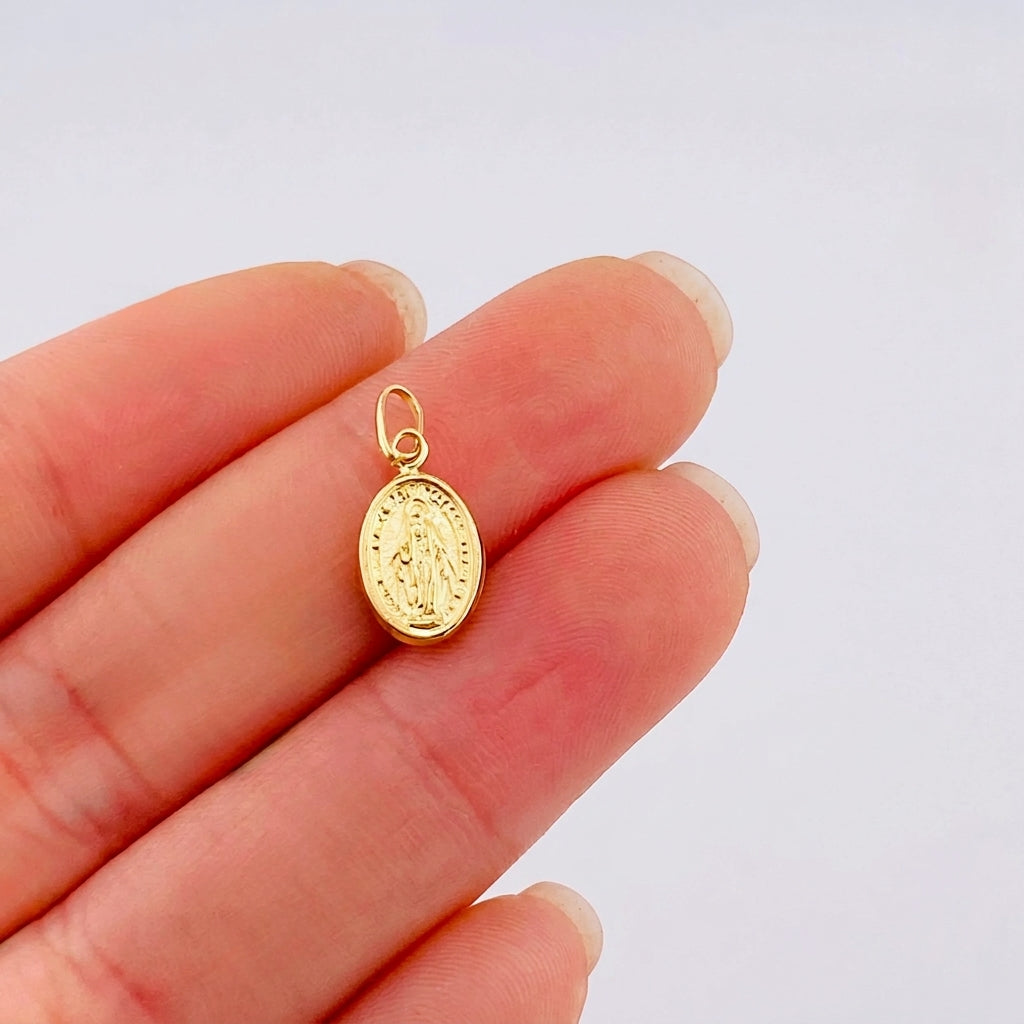 Dije Virgen Milagrosa 0.4g / 1.7cm Oro Amarillo 18K