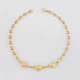 Pulso GC Trio de Corazones 2.2g / 18.6cm / 3.1mm Oro Amarillo 18K