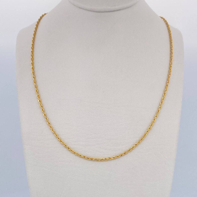 Cadena Lazo 1.25gr / 49.5cm / +3 Oro 18K &