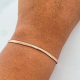 Pulso Serpiente 3.2gr / 19.2cm / Oro Rosa +3 18K $
