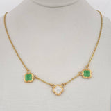 Cadena Trebol Aro Seguido 3.5gr / 45cm / Oro Amarillo 18K &