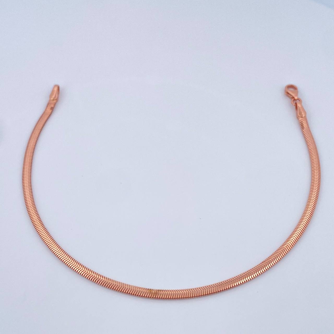 Pulso Serpiente 3.25gr / 19.2cm / Oro Rosa +3 18K $