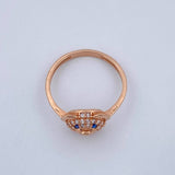 Anillo Rostro Oso 2gr / T6 3/4 / Oro Rosa 18K &