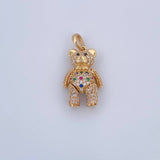 Dije Oso Articulado 4gr / 2.6cm / Oro 18K &