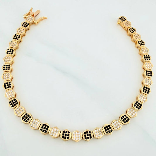Pulso Panal 16.45 g / 20.2 cm / 5.4 mm Oro Amarillo 18K