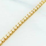 Pulso Tennis 11.35 g / 19.2 cm / 2.9 mm Oro Amarillo 18K