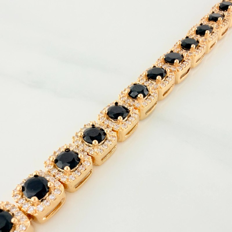 Pulso Tennis 25.05 g / 19.2 cm / 6.8 mm Oro Amarillo 18K
