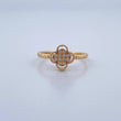 Anillo Trebol 1.95gr / T6 1/2 / Oro 18K &