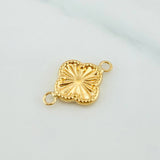 Herraje Trebol 0.6 g / 1.6 cm Oro Amarillo 18K