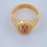 Anillo Virgen De Guadalupe 4.4gr / T6 3/4 / Oro Amarillo 18K &