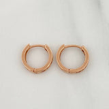 Candongas Carril 1.15 g / 1 cm Oro Rosa 18K