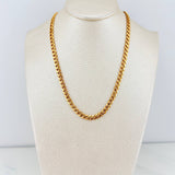 Cadena Cubana 15.85 g / 61.5 cm / 4.4 mm Oro Amarillo 18K