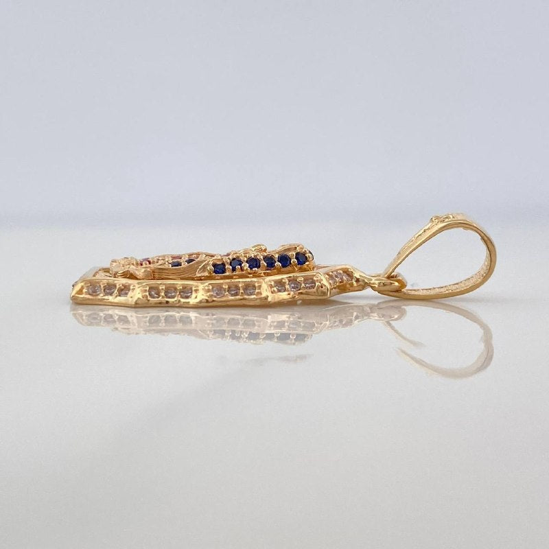 Dije Virgen Guadalupe 3.25 g / 3.2 cm Oro Amarillo 18K