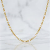 Cadena Cubana 1.75g / 50cm / 1.9mm Oro Amarillo 18K