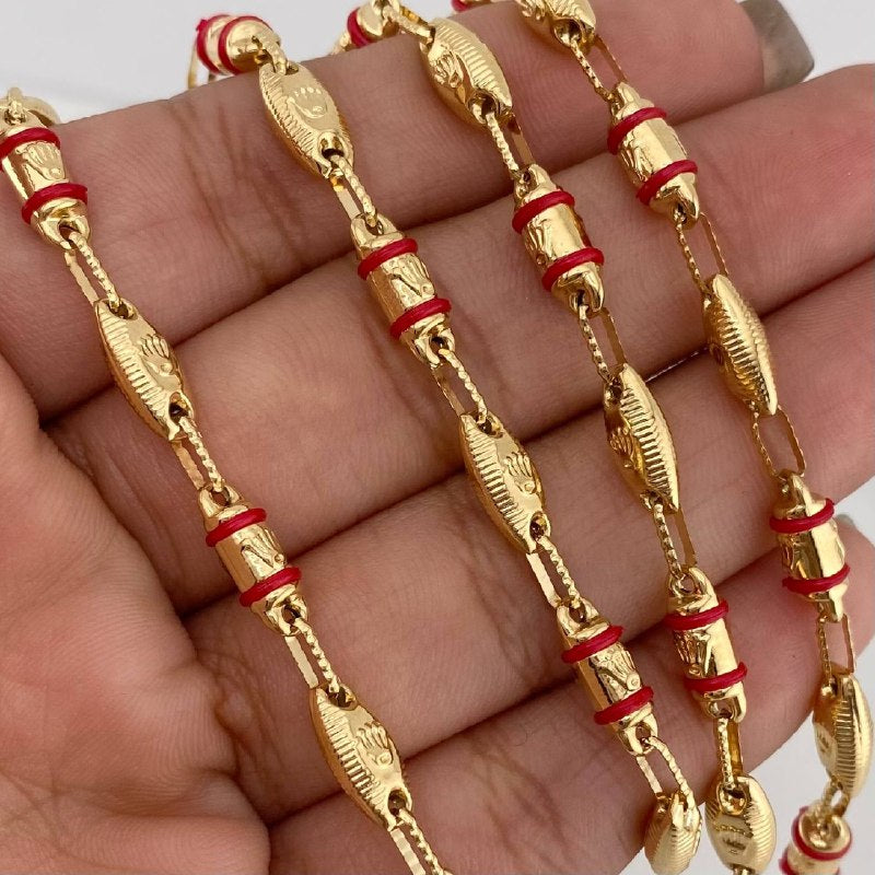 Cadena Rustica Corona 15.05 g / 62.3 cm / 3.8 mm Oro Amarillo 18K