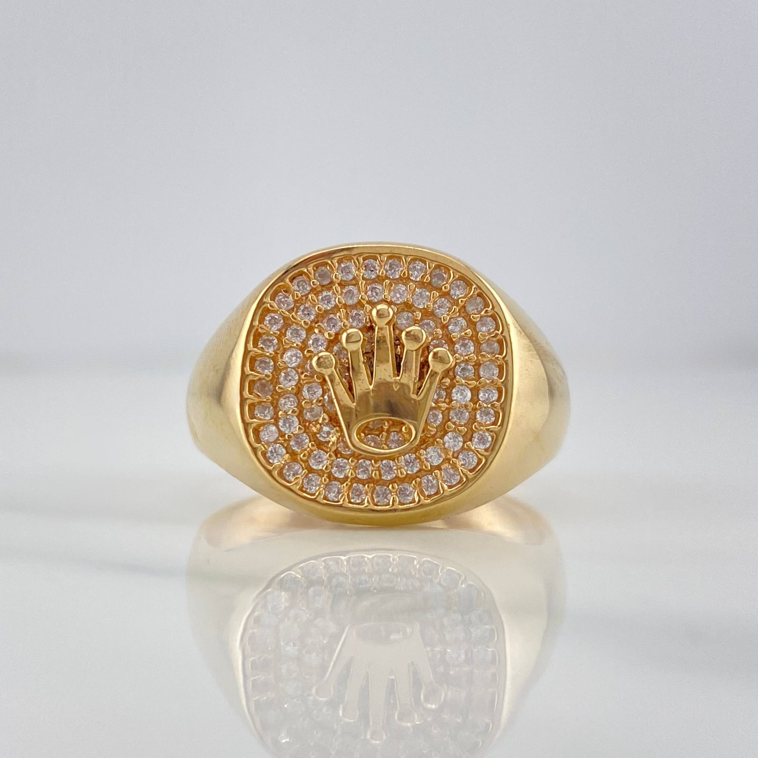 Anillo Corona 5.2 g / T9 Oro Amarillo 18K