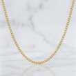 Cadena Cubana 1.6g / 45cm / 1.94mm Oro Amarillo 18K