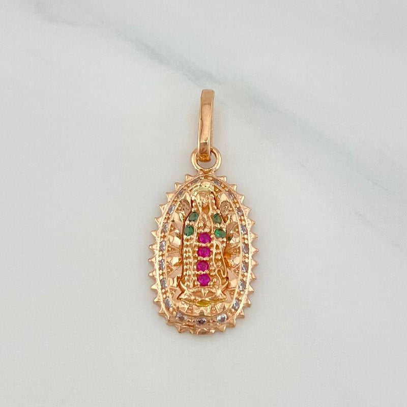 Dije Virgen De Guadalupe 1.55 g / 2.3 cm Oro Amarillo 18K