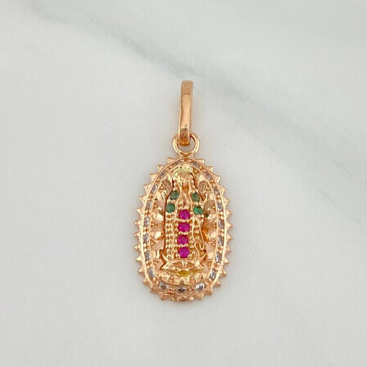 Dije Virgen De Guadalupe 1.55 g / 2.3 cm Oro Amarillo 18K