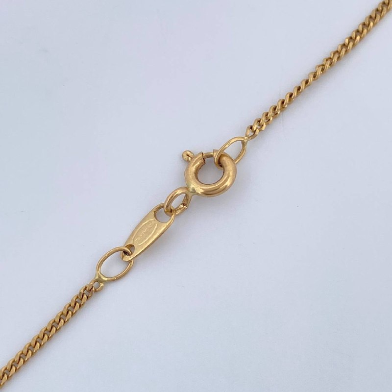 Cadena Mini Cubana 4.45gr / 60cm / +1 Oro 18K &