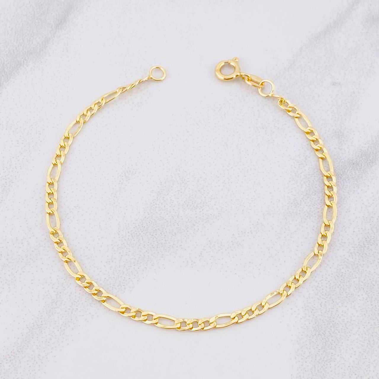 Pulso Fígaro 1.7g / 18.3cm / 2.9mm Oro Amarillo 18K