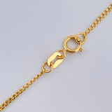 Set Cadena y Dije Mini Cubana + Virgen De Guadalupe 1.4gr / Oro Amarillo 18K (Oferta) $