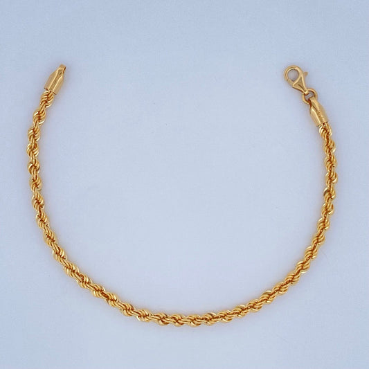 Pulso Lazo 2.75gr / 17.3cm / Oro Amarillo +3 18K &