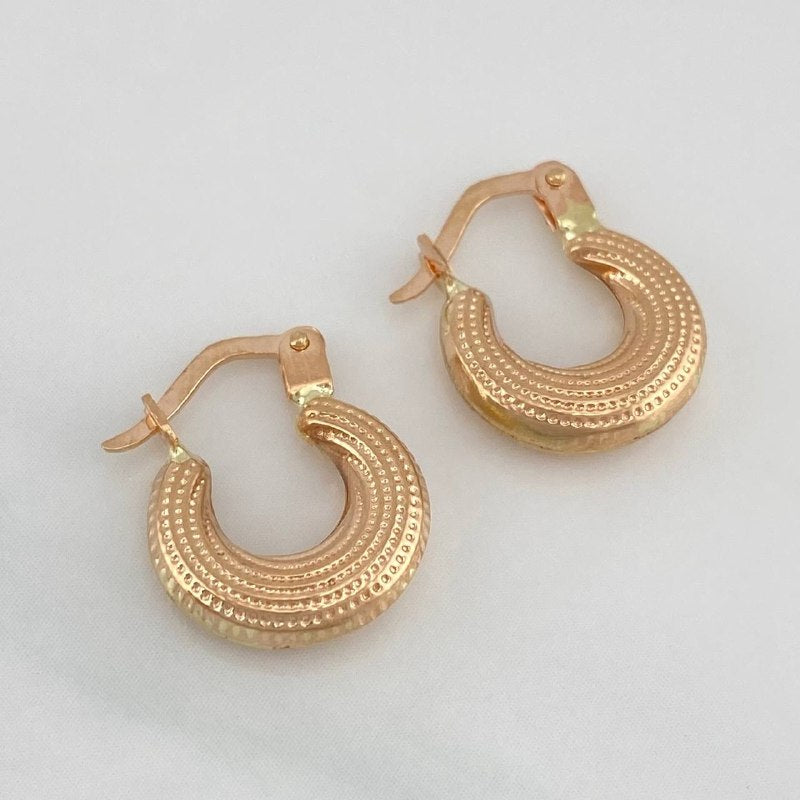 Candongas Salo 1.15 g / 1.5 cm Oro Rosa 18K