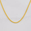 Cadena Mini Cubana 4.75g / 50cm / 1.48mm Oro Amarillo 18K