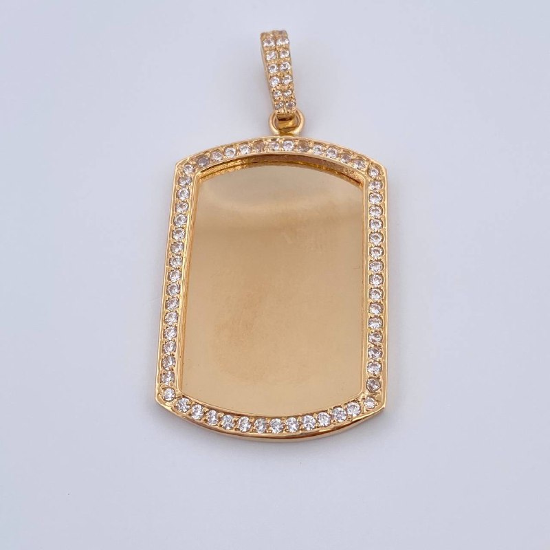 Dije Placa 10.45gr / 4.8cm / Oro 18K $