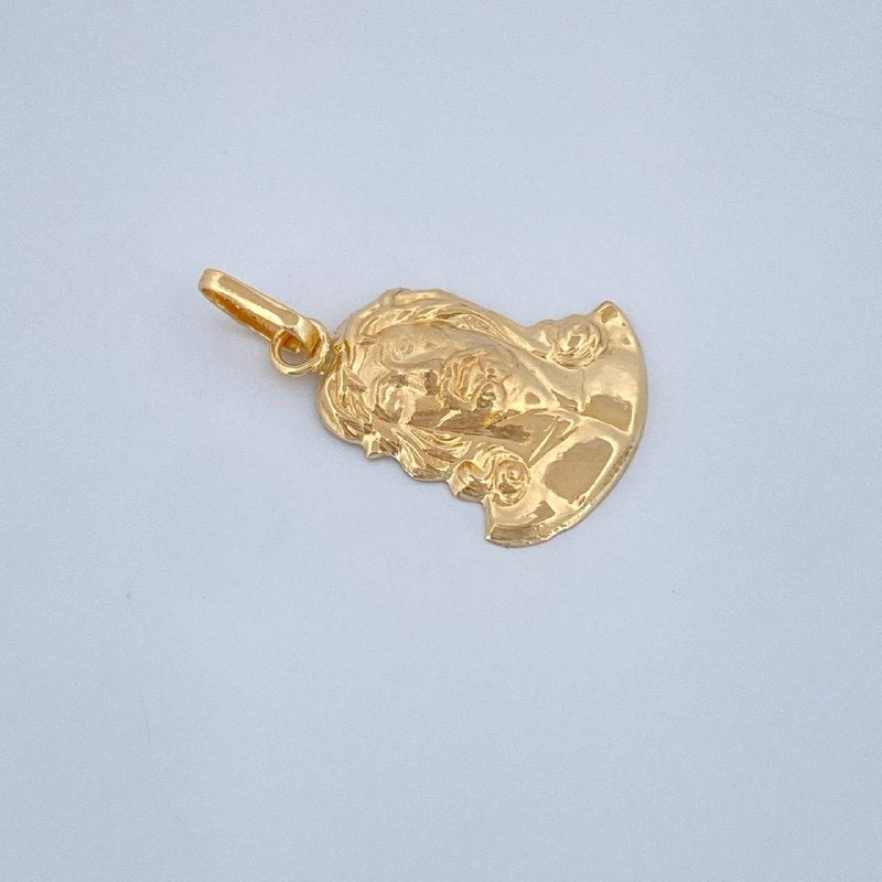 Dije Rostro de Cristo 0.75gr / 2.2cm / Oro Amarillo 18K &