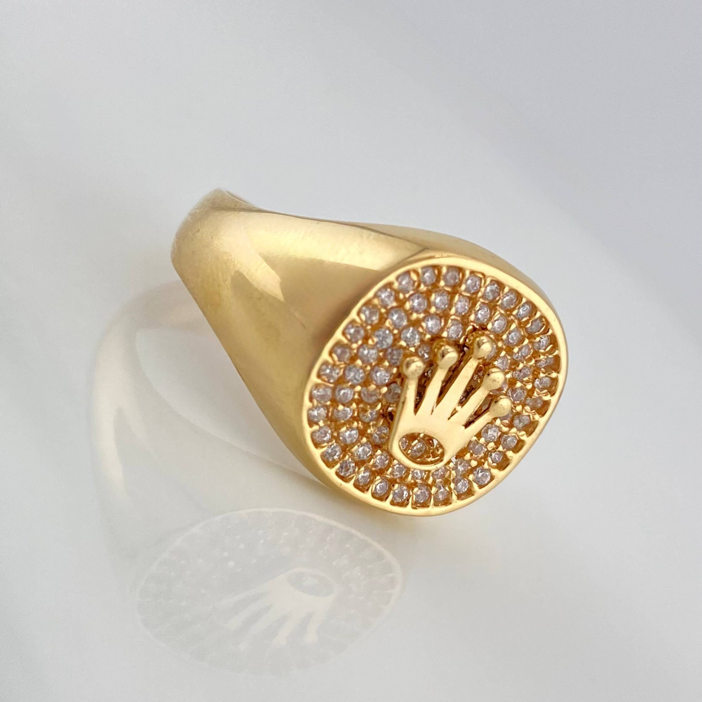 Anillo Corona 5.2 g / T9 Oro Amarillo 18K